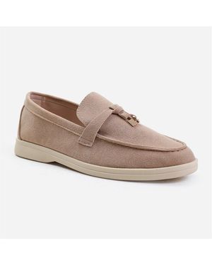 Where's That From Pegasus Wide Fit Slip On Trim Loafers With Accesso - Multicolour