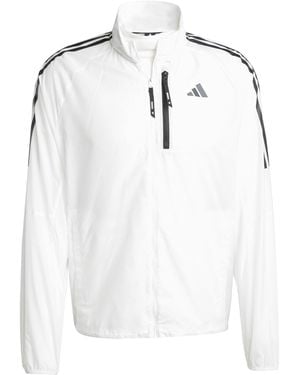 adidas Otr 3S Performance Running Jacket - White