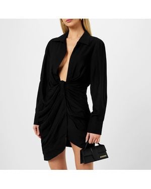 Jacquemus La Bahia Mini Dress - Black