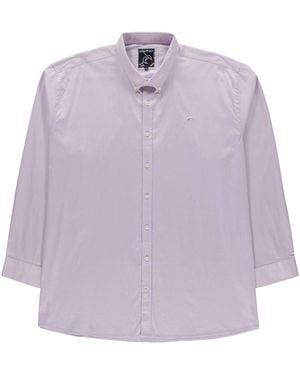 Raging Bull Big And Tall Long-Sleeve Oxford Shirt - Purple