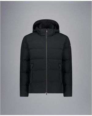 Paul & Shark Typhoon Short Puffer Jacket - Black