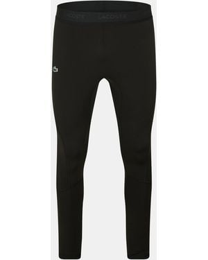 Lacoste Long Moisture Wicking Leggings - Black