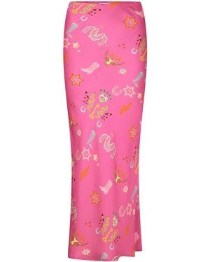 Never Fully Dressed Maxi Skirt - Pink