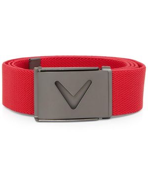 Callaway Apparel Web Golf Belt - Red