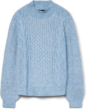 Vero Moda Universe Crew Neck Jumper - Blue