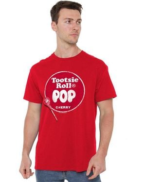 Other Tootsie Roll Tootsie Roll Pop Logo T Shirt - Red