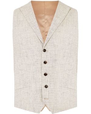Without Prejudice Perrin Waistcoat - White