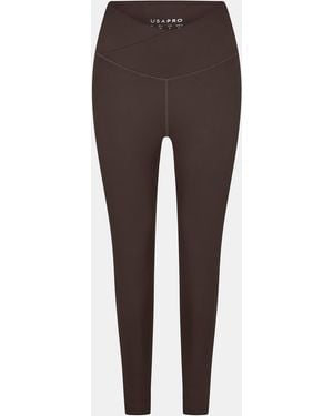 Usa Pro Wrap Legging - Brown