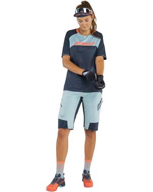 Dynafit Short-Sleeve Performance Gym Top - Blue