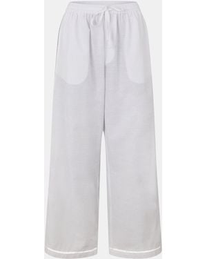 Jack Wills Linen Trousers - White