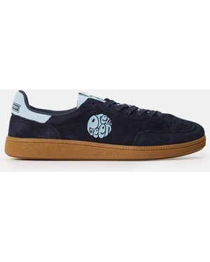 Pretty Green Pg Ramblas Low-Top Trainers - Blue