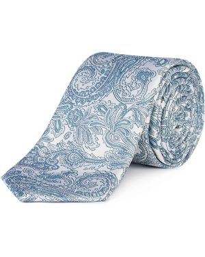 Haines and Bonner Silk Tie - Blue