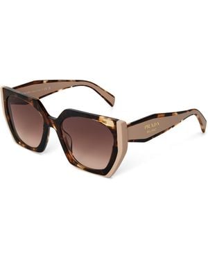 Prada Cat Eye Sunglasses - Brown