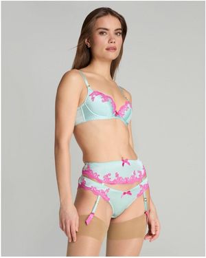 Agent Provocateur Molly Suspender - Purple