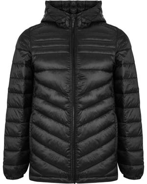 Jack & Jones Bradley Hooded Puffer - Black