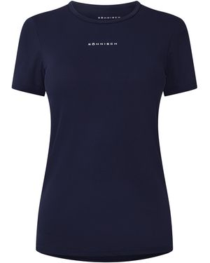 Röhnisch Short Sleeve Performance Gym Top - Blue