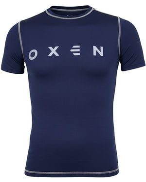 OXEN Short Sleeve Baselayer Top - Blue