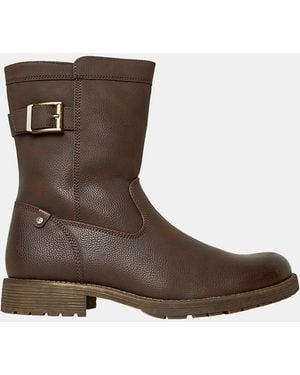 Nicholas Deakins Deaks Chad Biker Boots - Brown