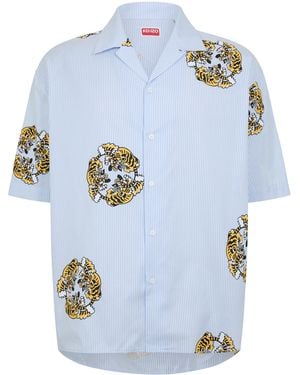 KENZO Verdy Hawaiian Shirt - Blue