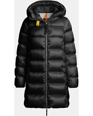 Parajumpers Marion Hooded Duck Down Water Resistant Short Puffer Jacket - Black