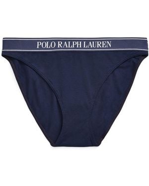 Polo Ralph Lauren Cotton Hipster Brief - Blue