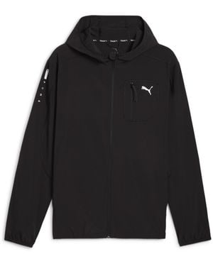 PUMA Flex Woven Tracksuit Top - Black