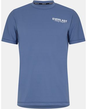Everlast Stripe Poly T-Shirts - Blue