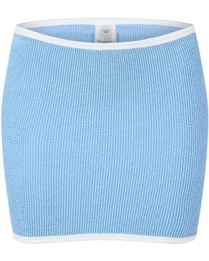 Hunza G Swim Skirt And Tube Top - Blue
