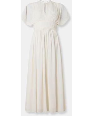 BOSS Drizzie Wrap Dress - White
