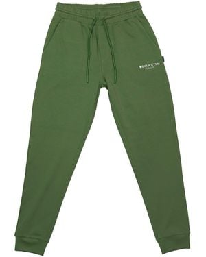 Aquascutum Closed Hem Fleece Joggers - Green