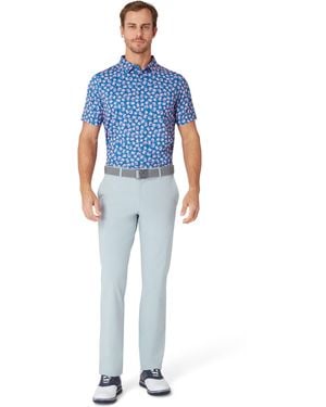 Callaway Apparel Short-Sleeve Performance Polo Shirt - Blue