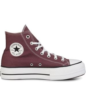 Converse Chuck Taylor All Star Canvas High-Top Trainers - Brown