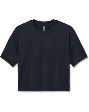 Vuori Energy Short Sleeve Performance Gym Top - Blue