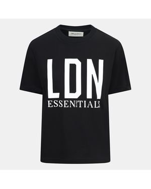 Blank Essentials London Cotton Short Sleeve Oversized T-Shirt - Black