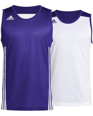 adidas 3G Spee Rev Jrs Basketball Jersey - Blue