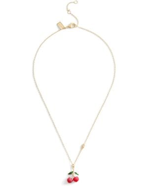 COACH Pendant Necklace - Metallic