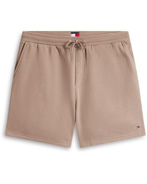 Tommy Hilfiger Fleece Jogger Shorts - Natural