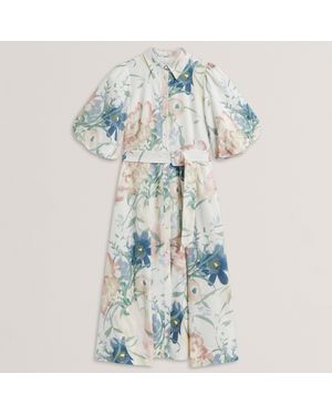 Ted Baker Shirt Dress - Blue