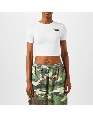The North Face Simple Dome Crop T-Shirt - White