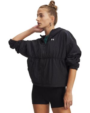 Under Armour Rival Woven Bungee Jacket - Black