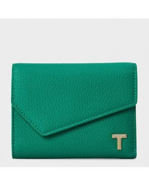 Tiffany & Co. T Wsm 99 Compact Coin Purse - Green