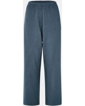 Jack Wills Slouchy Open Hem Fleece Joggers - Blue