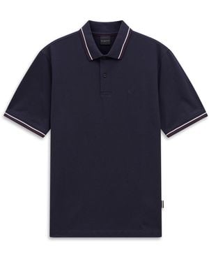 Bugatti Pique Short Sleeve Polo Shirt - Blue