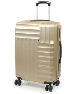 Pierre Cardin Soleil Hard Shell Suitcase Wheeled Luggage - Natural