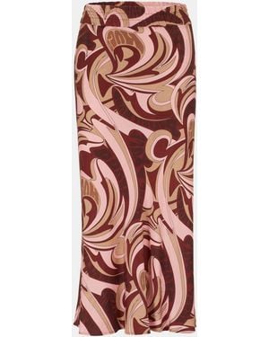 HUGO Ramale Pencil Skirt - Red