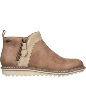 Skechers Flat Ankle Boots - Brown