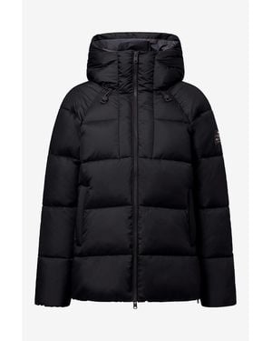 Ecoalf Fuji Insulated Water Repellent Medium Puffer Jacket - Black