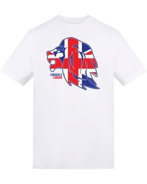 Lonsdale London Printed Logo Tee - White