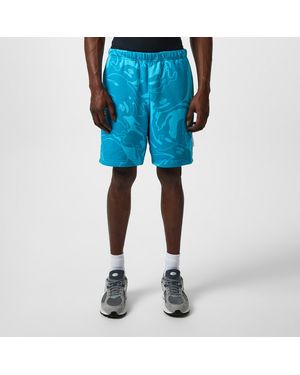Aape Camo Print Now Shorts - Blue