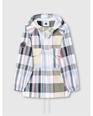 Pretty Green Winston Waterproof Rain Anorak - Blue